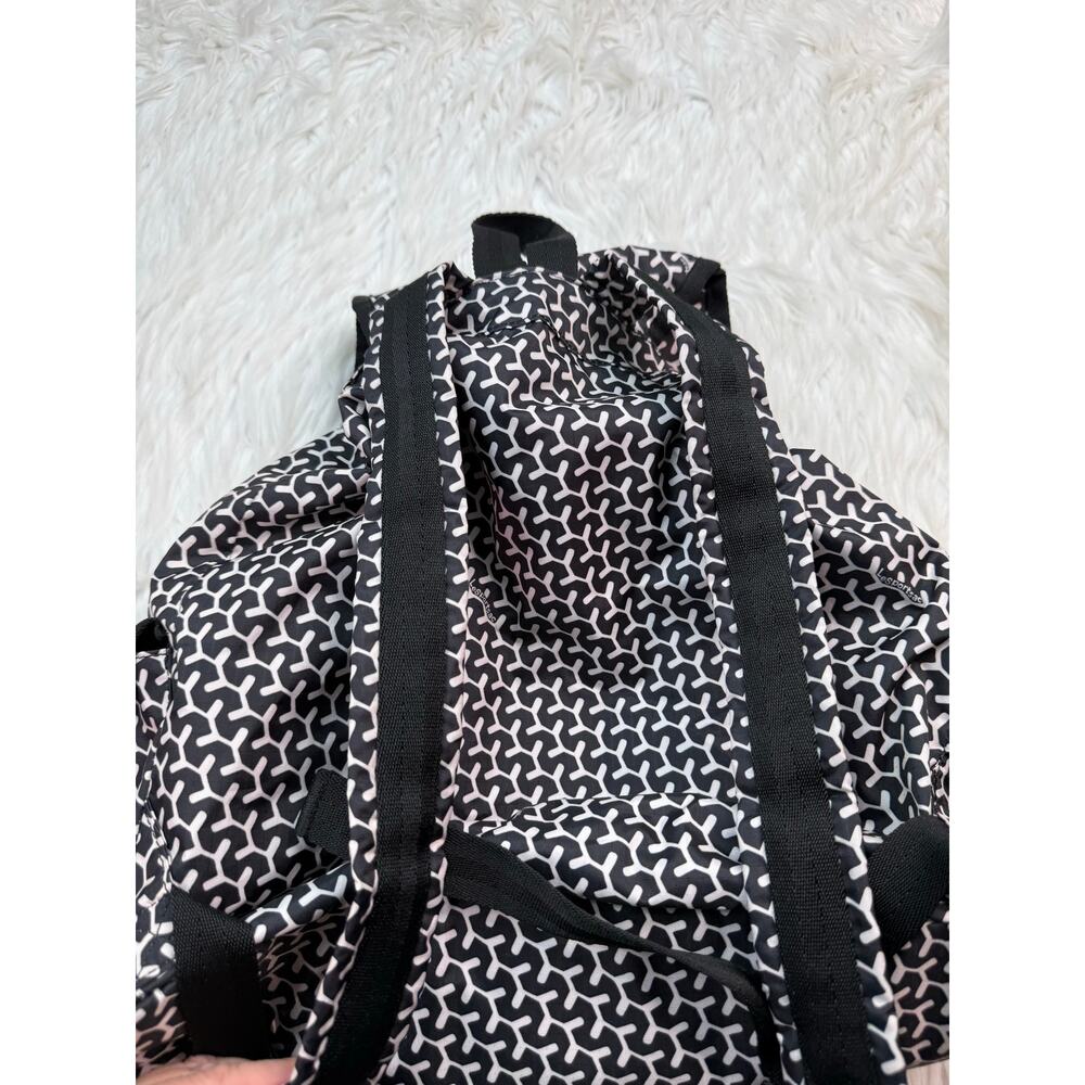 LeSportsac‎ Voyager Backpack Peppercorn Black White Geometric Travel Minimalist - Picture 10 of 15